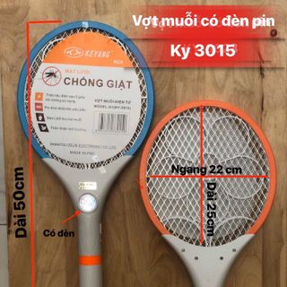 Cây vợt muỗi KY 3015 có đèn pin