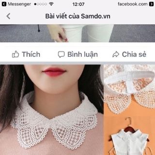 Cổ áo sơ mi rời