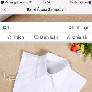 Cổ áo sơ mi rời