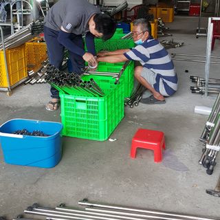 Sào chiếc chân vuông 30/0.5 - phi 25/0.5
