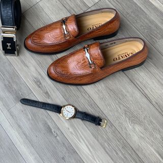 Giày Mọi Nam da bò nguyên chất