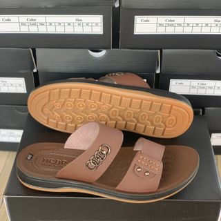 Dép Da Nam đế kếp 2cm