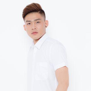 Áo Sơ Mi Ngắn Tay Màu Slimfit 299 Vĩnh Tiến - Trắng