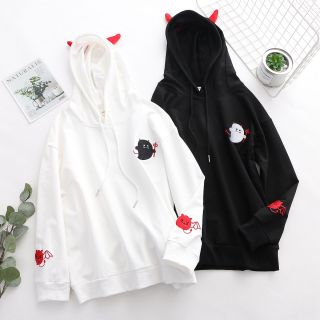 ÁO HODIE NỈ IN CON MA