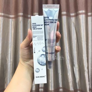 Kem Dưỡng Trắng Da Super Glutathione 100 Bright Tone Up Cream