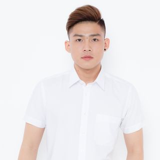 Áo Sơ Mi Ngắn Tay Màu Slimfit 299 Vĩnh Tiến - Trắng