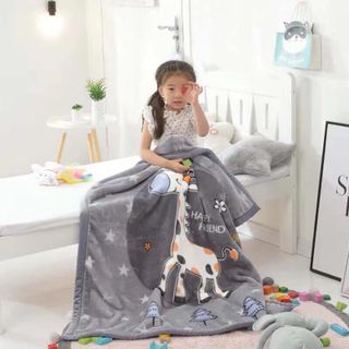 CHĂN NHUNG lông tuyết TRẺ EM nhiều mẫu loại 1mx1m35
