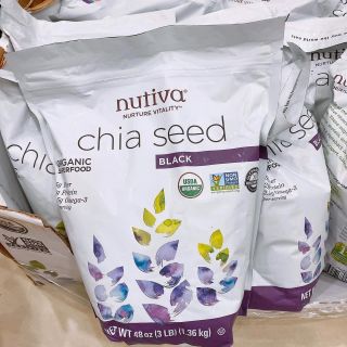 HẠT CHIA ĐEN HỮU CƠ NUTIVA ORGANIC - CHIA SEED BLACK - HÀNG CHUẨN MỸ
