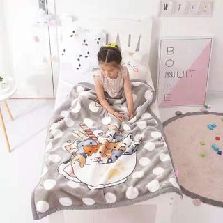 CHĂN NHUNG lông tuyết TRẺ EM nhiều mẫu loại 1m5x2m