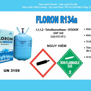 Gas lạnh Ấn Độ Floron R134A - Refrigerant Floron R134A