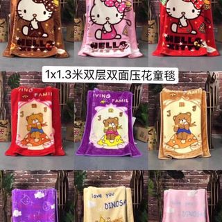 Chăn Lông Tuyết Mỏng Cho Bé Khổ 1mx1m3