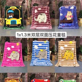 Chăn Lông Tuyết Mỏng Cho Bé Khổ 1mx1m3