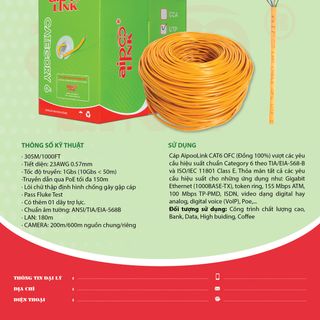 Cáp UTP OFC CAT 6