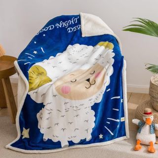 Chăn lông cừu cho bé 1mx1m3