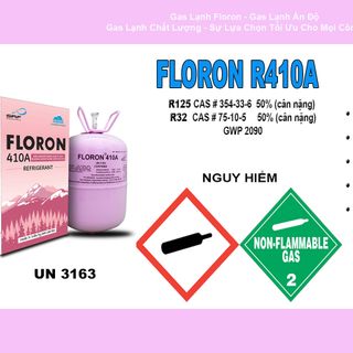 Gas lạnh Ấn Độ Floron R410A - Refrigerant Floron R410A