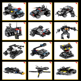 Bộ lắp ráp kiểu lego Swat 27 mô hình Chariot Series lực lượng cảnh sát thành phố
