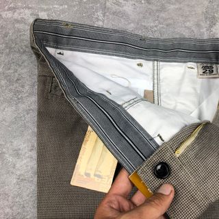 Quần kaki nam sọc, không ly 01