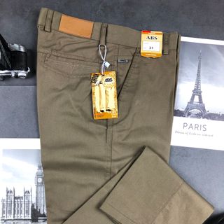 Quần dài kaki nam ống suông