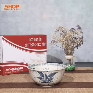 Bộ 6 bát cơm vẽ chuồn bằng sứ giả cổ độc đáo - XƯỞNG GỐM VIỆT