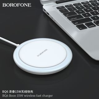 Sạc không dây Borofone BQ6 Boon 15W - Sạc nhanh