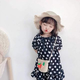 SET MŨ KÈM TÚI CÓI QUẢ DÂU TÂY CHO BÉ - SMCTV076870