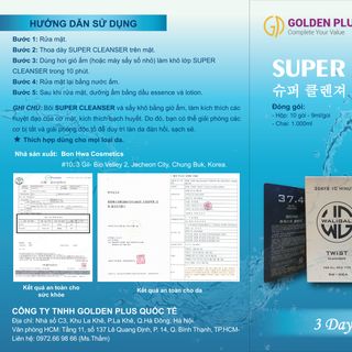 GEL CHỐNG LÃO HÓA VÀ TÁI TẠO LÀN DA SUPER CLEANSER