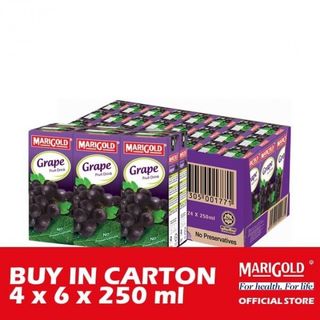 Nước trái cây Marigold thùng 24 hộp 250ml