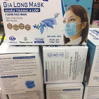 Khẩu trang y tế 4 lớp đạt tiêu chuẩn