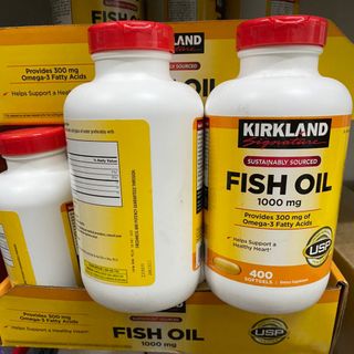Dầu cá Fish Oil Kirkland giá sỉ