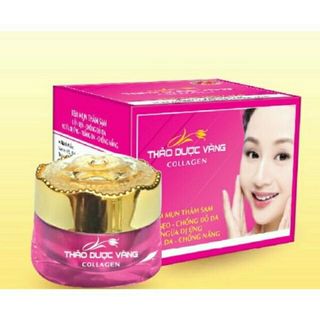 Kem Thảo dược vàng Mụn và thâm 15g dòng colagen