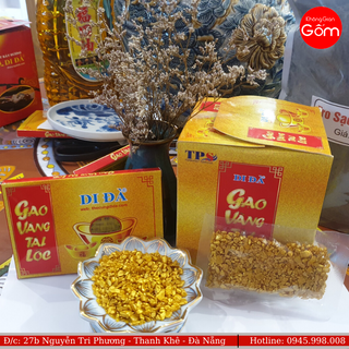 Gạo vàng thần tài chiêu lộc chiêu tài mua may bán đắt - XƯỞNG GỐM VIỆT