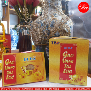 Gạo vàng thần tài chiêu lộc chiêu tài mua may bán đắt - XƯỞNG GỐM VIỆT