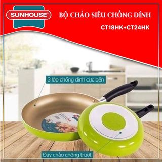 Cặp Chảo Siêu Chống Dính CT18HK+CT24HK - CCCTV0910990