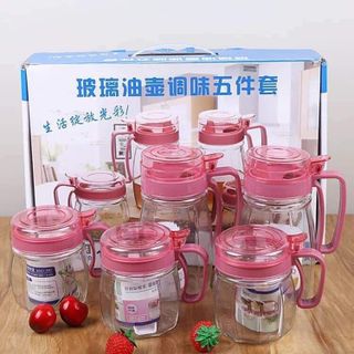 Set 5 Lọ Thủy Tinh Đựng Gia Vị - LTT075570 giá sỉ