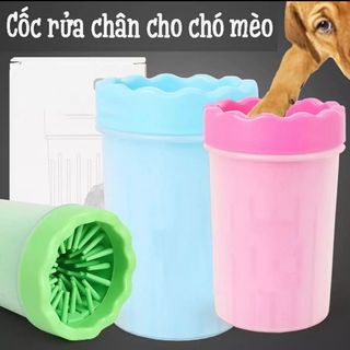 Cốc rửa chân cho chó - phụ kiện dành cho thú cưng giá sỉ