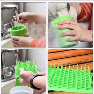 Cốc rửa chân cho chó - phụ kiện dành cho thú cưng