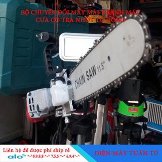 Máy cưa xích chạy điện 220v mini