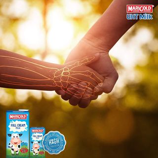 Sữa Tiệt Trùng UHT Marigold loại nguyên kem thùng 24 hộp 200ml