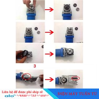 Bộ lưỡi cưa xích gắn máy mài D100