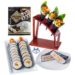 Rong biển cuộn kẹp cơm Yaki Sushi Nori - Good&Well - Thức ăn nhẹ tự nhiên làm từ rong biển