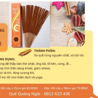 Combo 10 hộp vỏ quế Vạn Ân 38cm