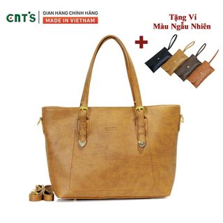 Túi xách nữ thời trang CNT TX39 cao cấp (Kèm ví) BÒ LỢT giá sỉ