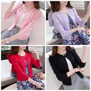 Áo khoác len cúc ngọc