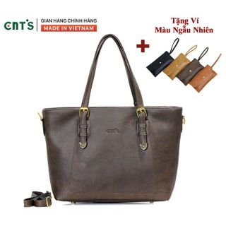 Túi xách nữ thời trang CNT TX39 cao cấp (Kèm ví) NÂU giá sỉ