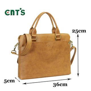 Cặp da công sở Unisex CNT HQ16 thời trang cao cấp BÒ LỢT