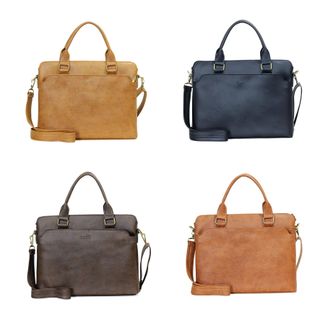 Cặp da công sở Unisex CNT HQ16 thời trang cao cấp BÒ LỢT