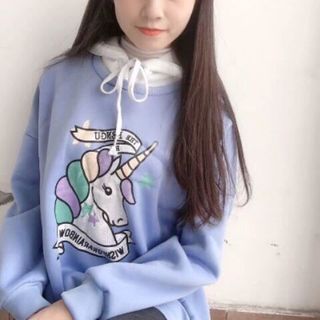 Áo hoodie nữ nỉ chui