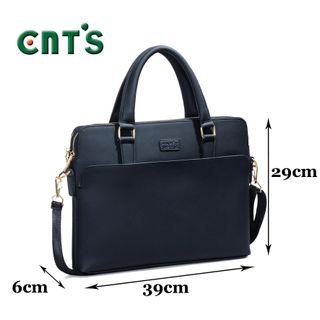 Cặp da công sở CNT HQVIP02 cao cấp ĐEN