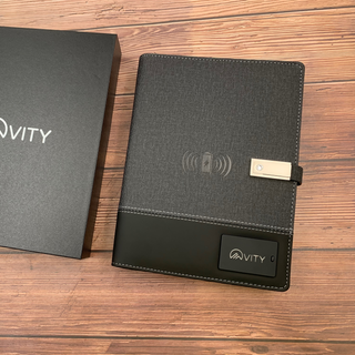 Sổ da tích hợp sạc dự phòng + USB