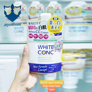 Kem dưỡng da toàn thân ban ngày white conc white cc cream ii 200g giá sỉ